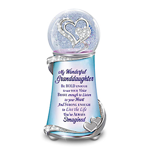 My Wonderful Granddaughter Glitter Globe