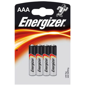 Energizer Aaa Batteries Pk 4