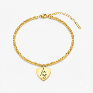 Gold Clasp Handwriting Bracelet