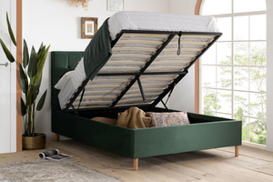 Loxley Green Ottoman Bed