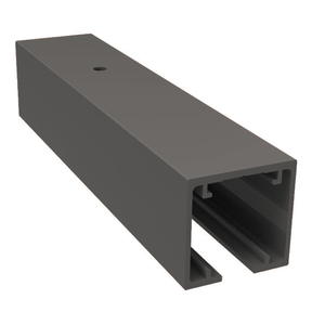 Saheco Star Sliding Door Top Track 1495 mm Matt Black