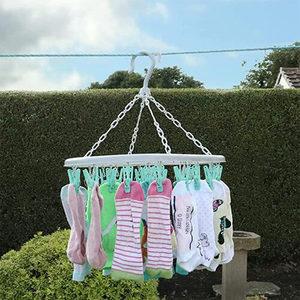 JVL 20 Peg Oval Folding Hanging Dryer