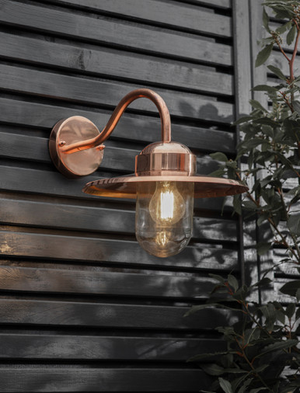 Howick Wall Light - Copper, Raw Copper