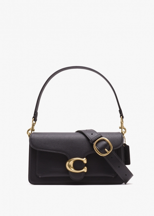 Tabby 26 Black Leather Shoulder Bag