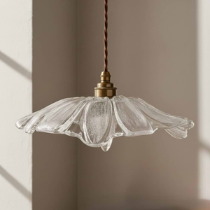 Organic Fleur Glass Pendant Light