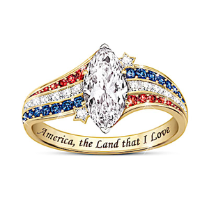 Land That I Love Ring Size 6.5