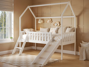 Flair Explorer Slide Mid Sleeper with Rails White