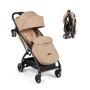 Ickle Bubba Aries Max Autofold Stroller - Biscuit