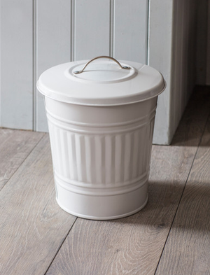Original Kitchen Bin 10.5L - Steel, Chalk