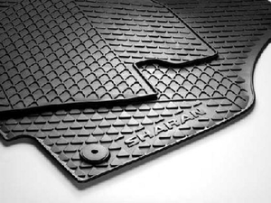 Genuine VW Sharan Rubber Mats Front Set 2010 onwards (7N2061501041)