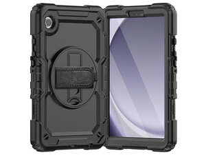 Rugged Impact Case for Samsung Galaxy Tab A9+ 11 inches - Classic Black