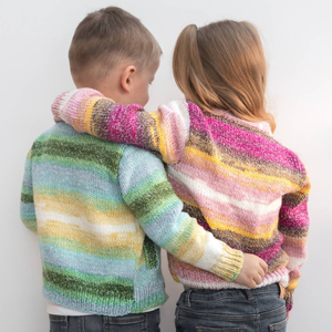Cardigan with Pockets Knitting Pattern in Elements Panoramic