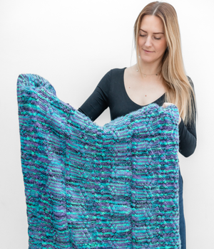 Aran Baby Blanket in YarnArt Heritage