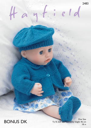 Jacket, Beret, Shoes and Pants in Hayfield Bonus DK (2483)