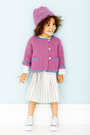 Childrens Jacket And Hat Knitting Patterns