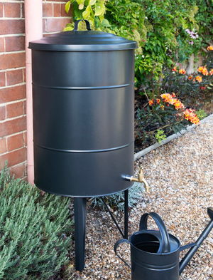 Classic Water Butt 100L - Steel, Carbon