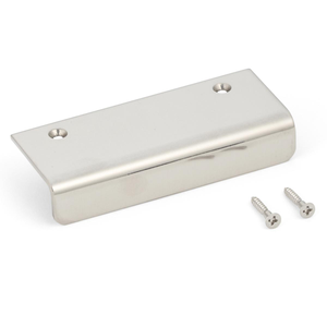 Cabinet and Drawer Finger Pull 95 mm Satin Stainless Steel