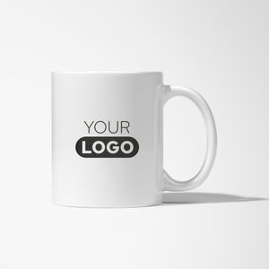11 oz. White Ceramic Mug