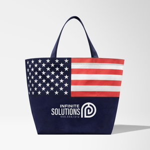 Tote Bag with Patriotic Flag