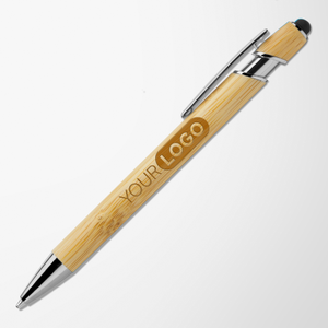Engraved Bamboo Alpha Stylus Pen