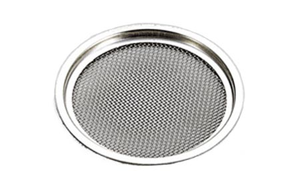 Circular Air Vent with Mesh 120 mm Satin Stainless Steel