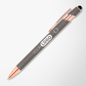Alpha Stylus Pen with Designs & Rose Gold Trim