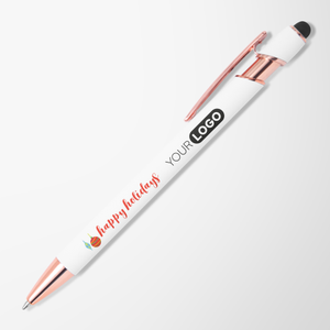 Full Color Alpha Pen with Rose Gold Trim & Designs