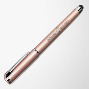 Full Color Mineral Hughes Gel Stylus Pen