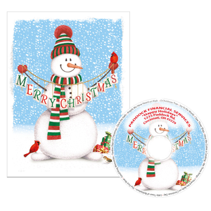 Full Color Christmas Card with Matching CD