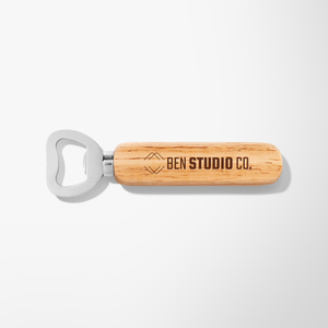 Engraved Derby Wooden Bottle Opener