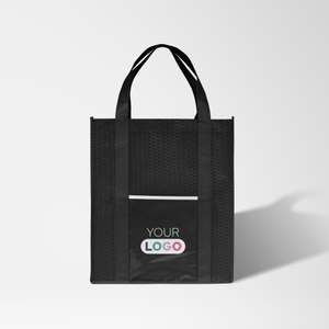 Full Color Wave Patterned Large Tote Bag