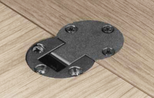 Plano Medial Flap Hinge 90 Degree Nickel Plated