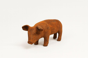Cast Iron Mini Piglet Statue