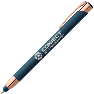 Textured Paragon Stylus Pen with Rose Gold Trim