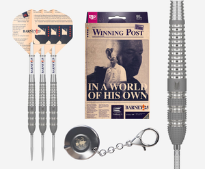 Target Darts BARNEY25 95% Tungsten 25G Swiss Point Steel Tip Darts Set