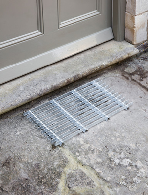 Doormat - Galvanised Steel, Silver, Small