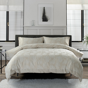 The Lyndon Company TLC Opulent Jacquard Double Duvet Cover & Pillowcase Set
