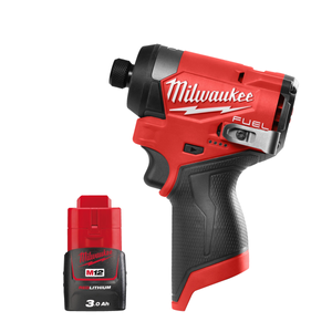 Milwaukee M12FID2-0 KIT1 12V Fuel Hex Impact Driver With 1 x 3.0Ah Battery