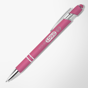Bright Soft Touch Alpha Pen and Stylus Top -Anniversary