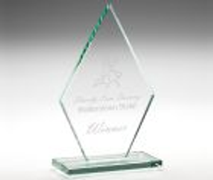 Diamond-Shaped Jade Business Award