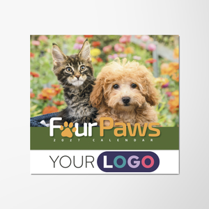 Four Paws Wall Calendar