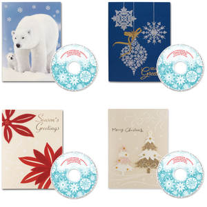 Christmas Card with Personalized CD Mystery Pack