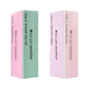 Brushworks Nail Buffing Blocks - Pastel (2)