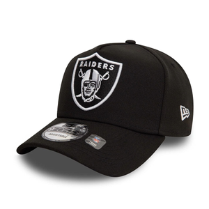 Las Vegas Raiders Black White Black 9FORTY A-Frame Cap