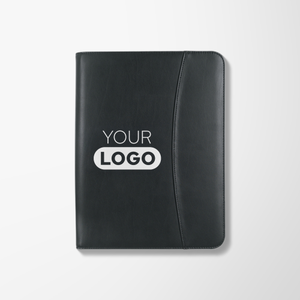8.5" x 11" Leather Look Portfolio with Calculator