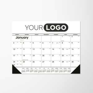 Triumph® Black & White Desk Calendar