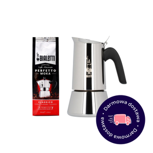 Zestaw kawiarka New Venus 6tz + kawa Bialetti