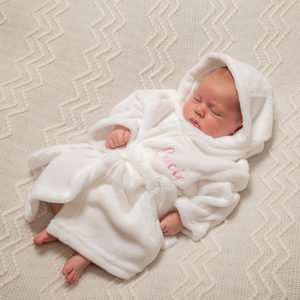 Super Soft Dressing Gown - White