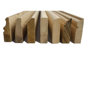 Oak chamfered skirting - 130 x 18 x 1000mm