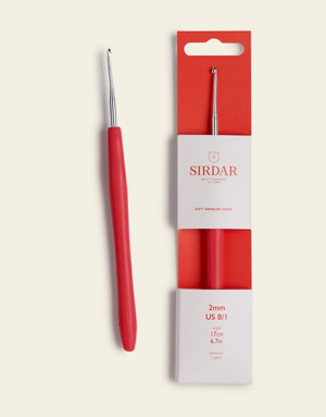 Sirdar Aluminum 17cm Crochet Hook